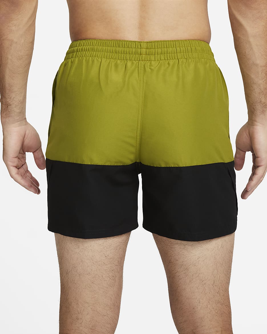 Nike Split-badebukser (13 cm) til mænd - Moss/sort/Moss