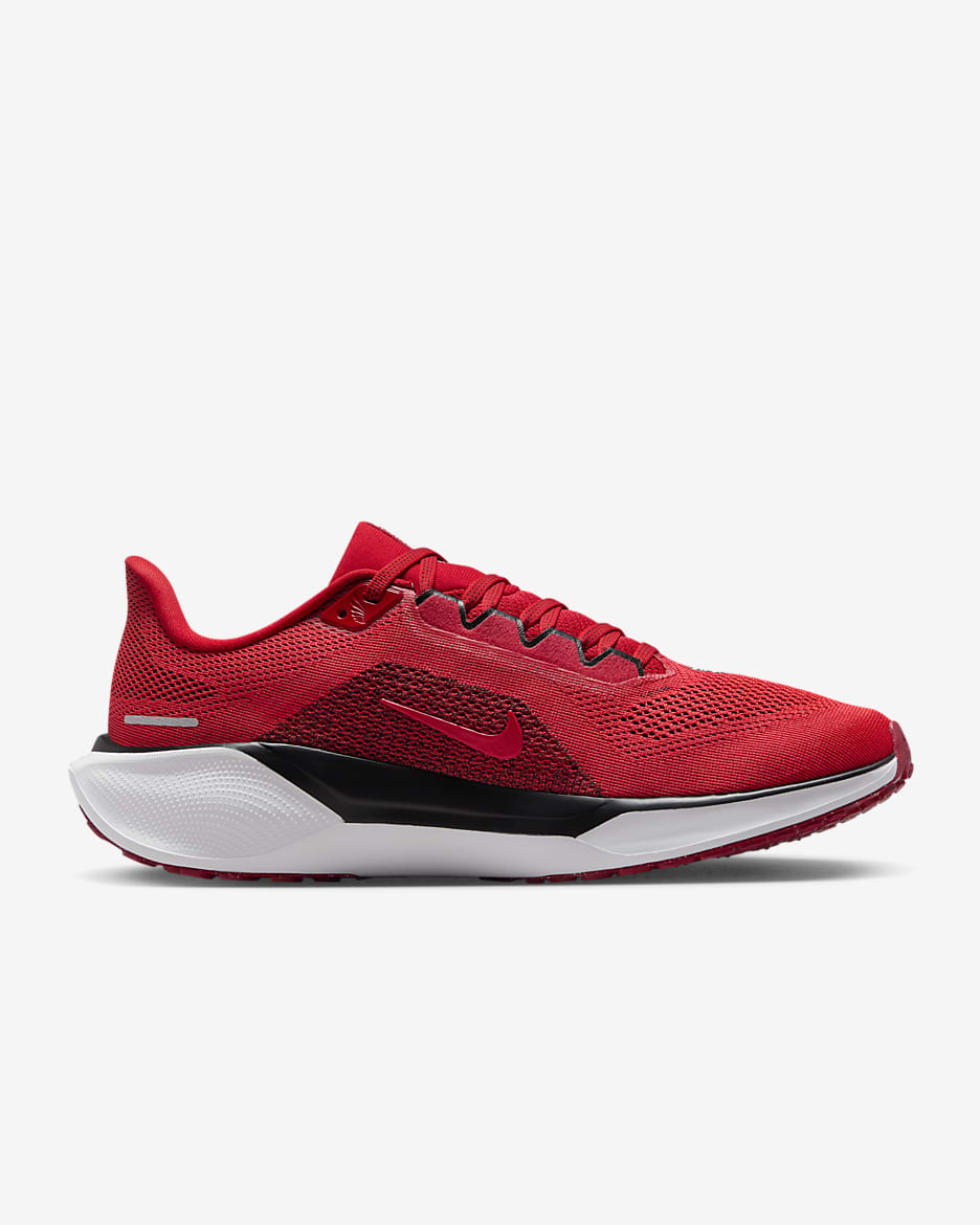 Tenis de correr en pavimento universitarios Nike para hombre Georgia Pegasus 41 - Rojo universitario/Blanco/Negro/Blanco