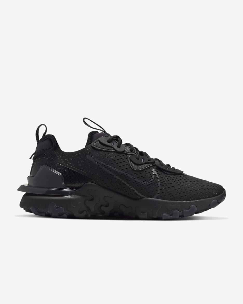 Nike React Vision Erkek Ayakkabısı - Siyah/Siyah/Anthracite/Anthracite