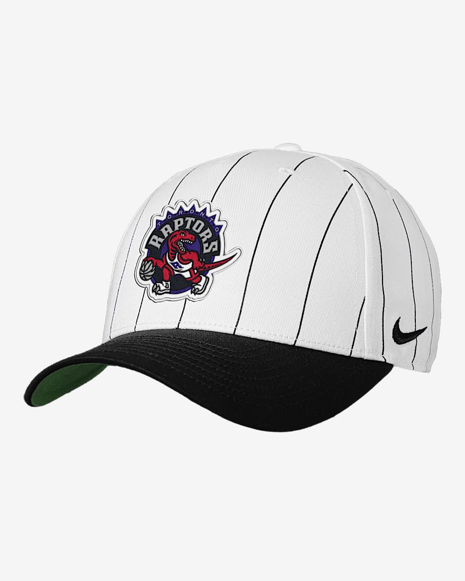 Toronto Raptors Rise Hardwood Classics Nike NBA Adjustable Cap - White