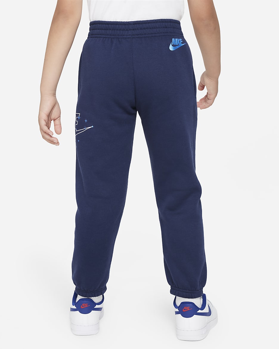 Nike Sportswear Shine Fleece Pants Little Kids Pants - Midnight Navy