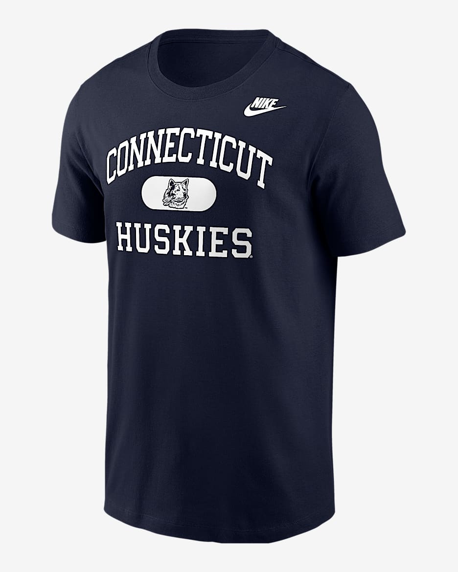 UConn Men's Nike College T-Shirt - Navy