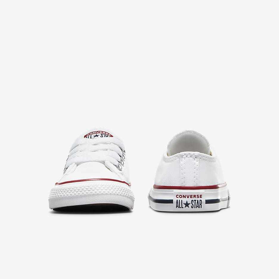 Converse Chuck Taylor All Star Low Top Infant/Toddler Shoe  - White