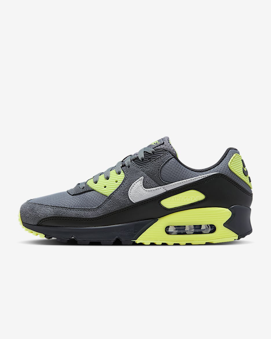 Pánské boty Nike Air Max 90 - Smoke Grey/Light Lemon Twist/Černá/Photon Dust