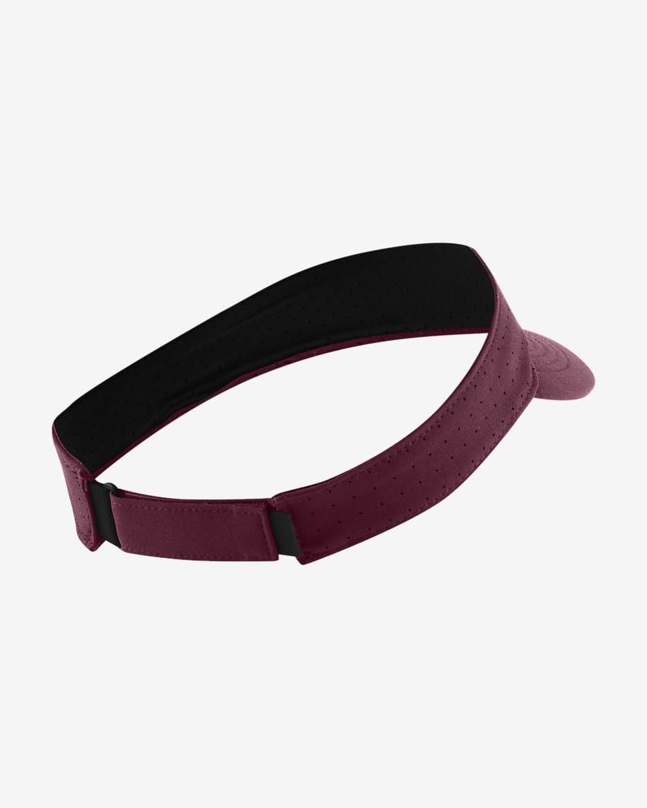 NikeCourt Advantage Women's Tennis Visor - Dark Beetroot/White