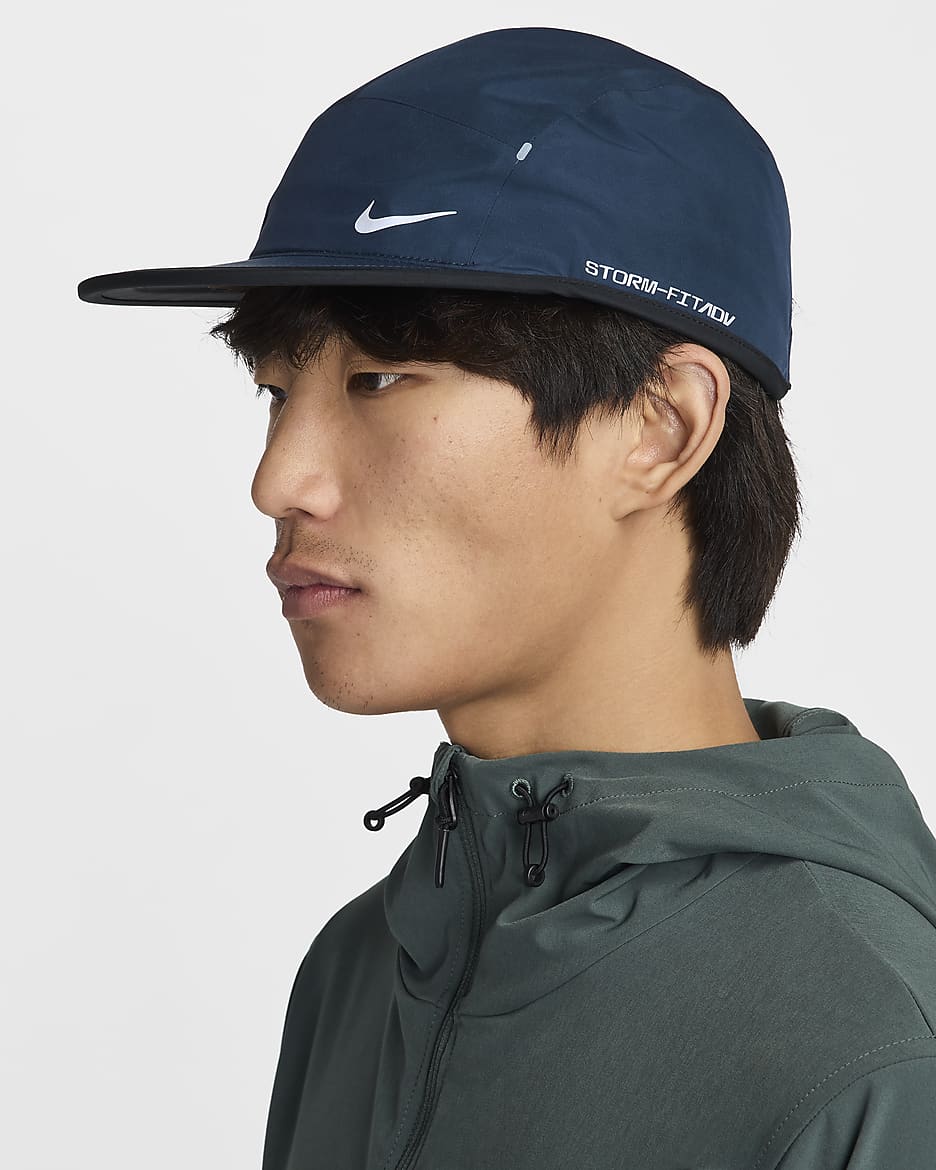 Nike Storm-FIT ADV Fly Unstructured AeroBill Cap - Armory Navy/Anthracite