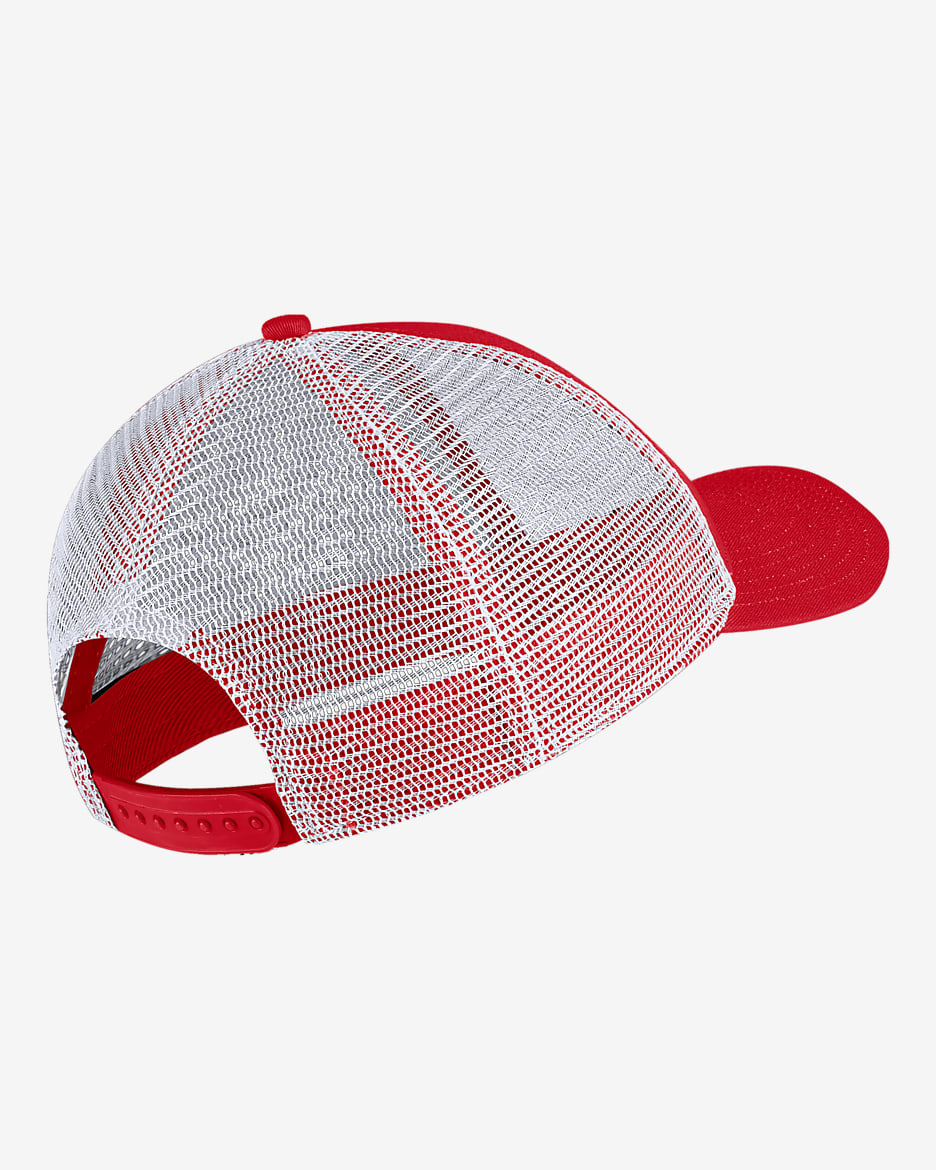 Kansas City Current Classic99 Nike Soccer Trucker Hat - University Red