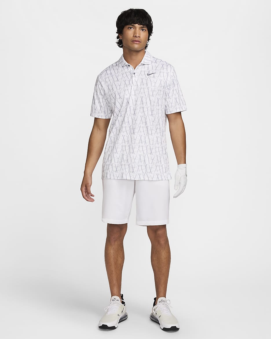 Polo da golf Nike Victory+ – Uomo - Bianco/Light Carbon/Bianco/Light Carbon