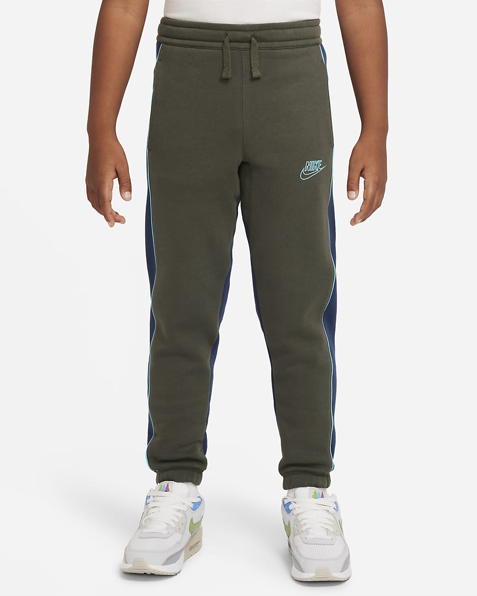 Nike Sportswear Big Kids' (Boys') Joggers - Midnight Navy/Cargo Khaki/Baltic Blue/Baltic Blue