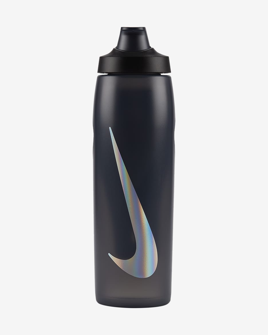 Botella flexible Nike Refuel (32 oz) - Antracita/Negro/Plata metalizado