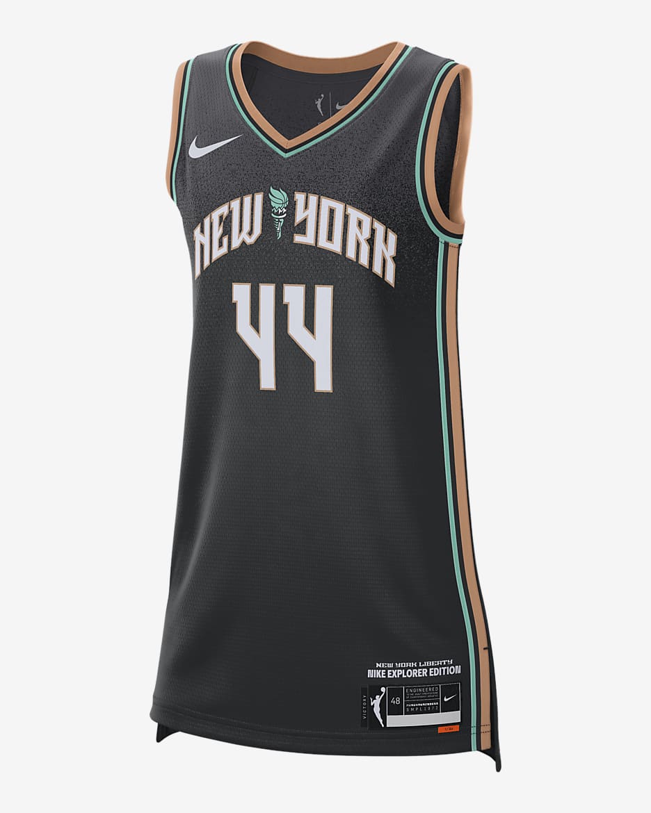 New York Liberty Explorer Edition Nike Dri-FIT WNBA Victory Jersey - Black