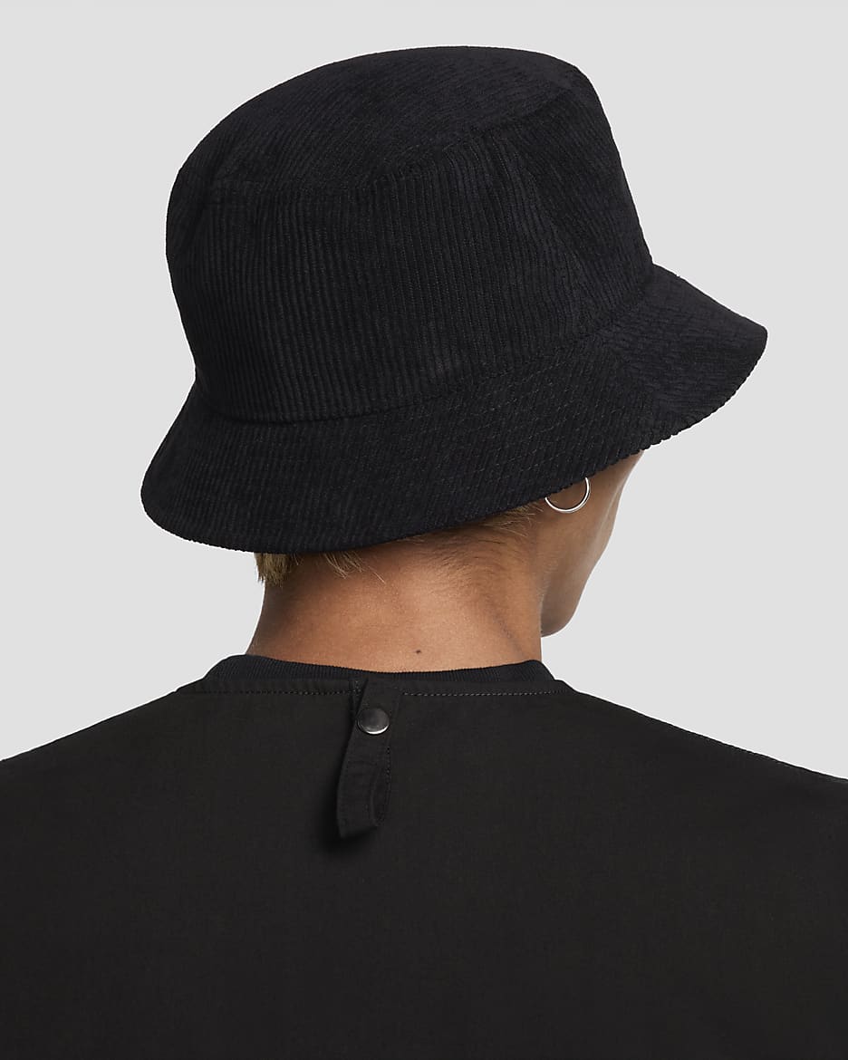 Nike Apex Corduroy Bucket Hat - Black/Black