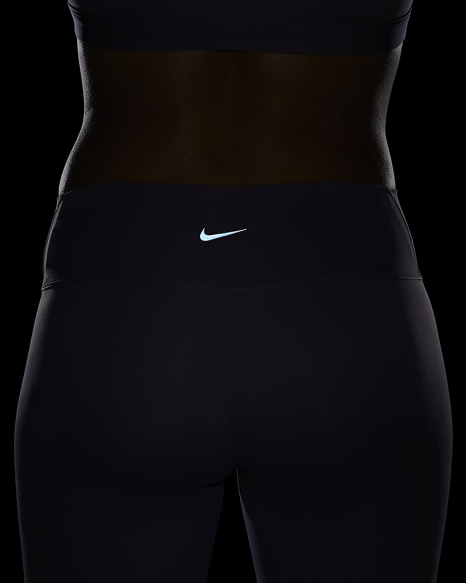 Legging corsaire taille haute Nike One pour femme - Daybreak/Noir