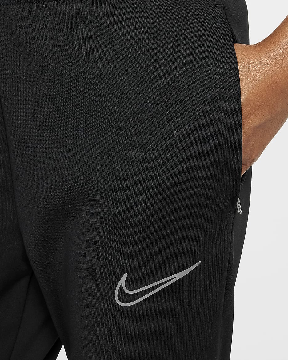 Pantalon de foot Nike Therma-FIT Academy pour ado - Noir/Volt