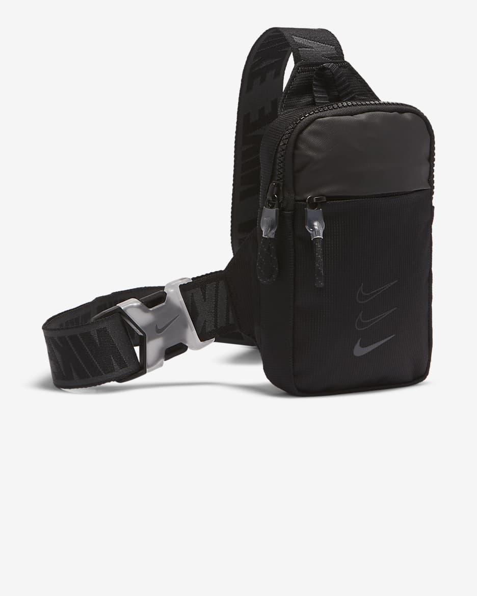 กระเป๋าคาดเอว Nike Sportswear Essentials (ขนาดเล็ก 1 ล.) - ดำ/ดำ/Dark Smoke Grey