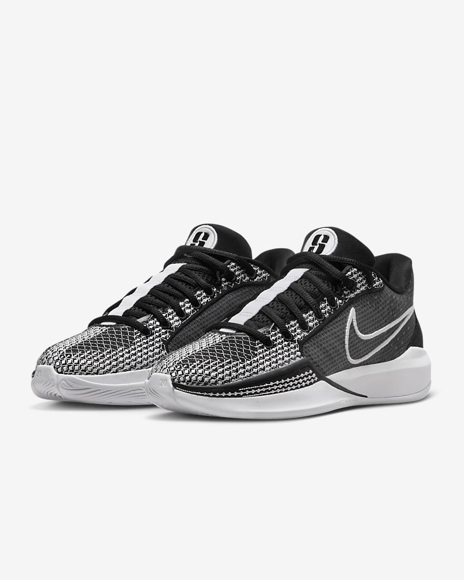 Tenis de básquetbol Sabrina 1 - Negro/Negro/Blanco