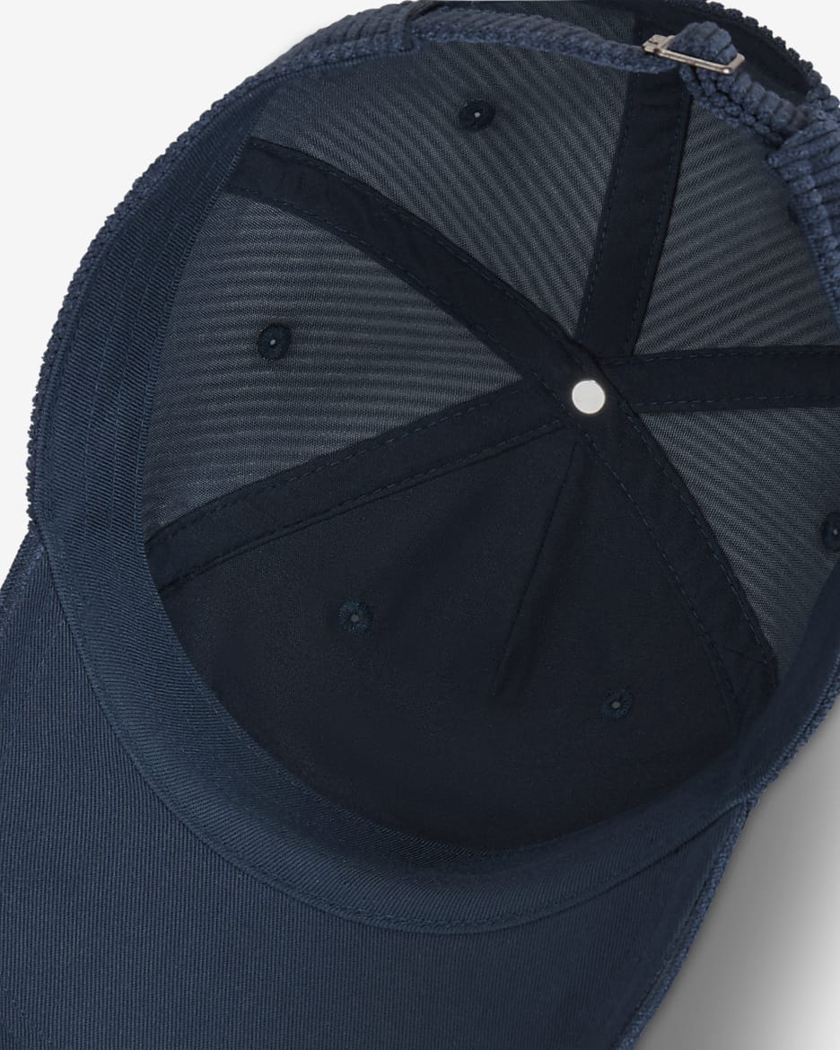 Nike Club Unstructured Corduroy Cap - Armory Navy/Armory Navy