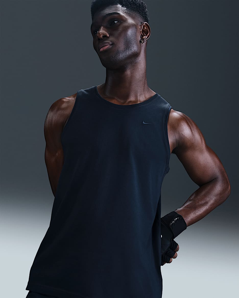 Nike Primary Men's Dri-FIT Versatile Tank Top - Obsidian/Obsidian