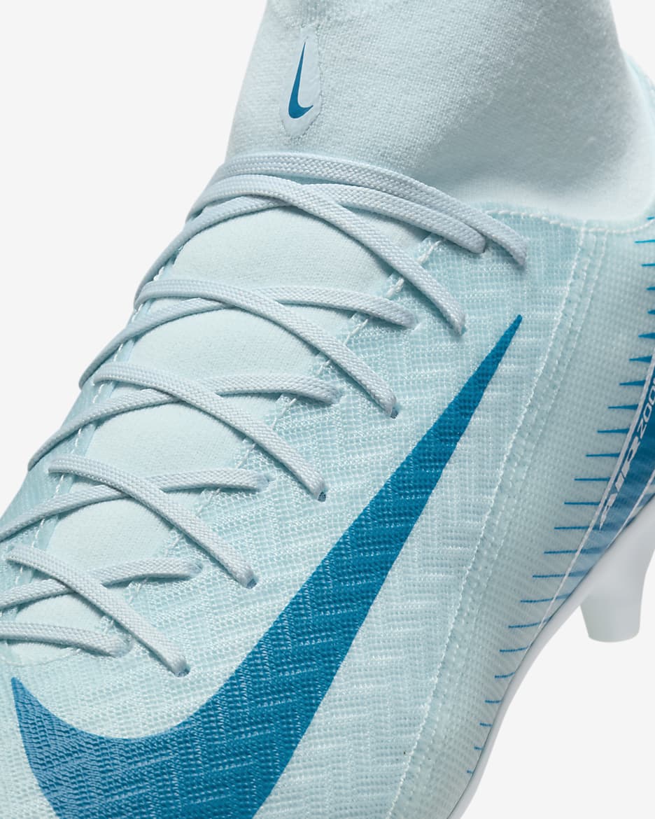 Ποδοσφαιρικά παπούτσια ψηλού προφίλ SG-Pro Nike Mercurial Superfly 10 Academy - Glacier Blue/Blue Orbit