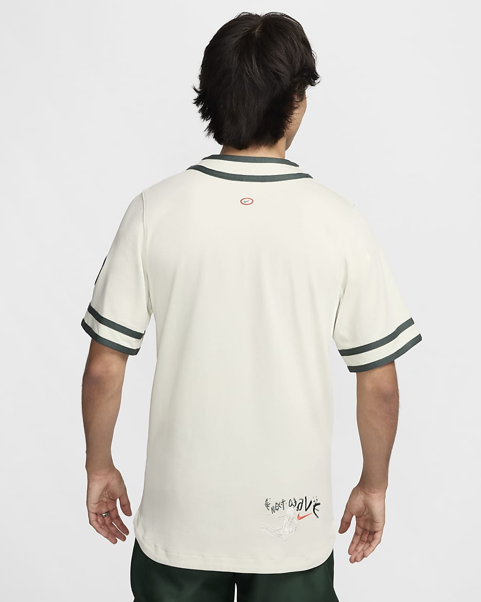 Nike Sportswear Men's Baseball Jersey - Sea Glass