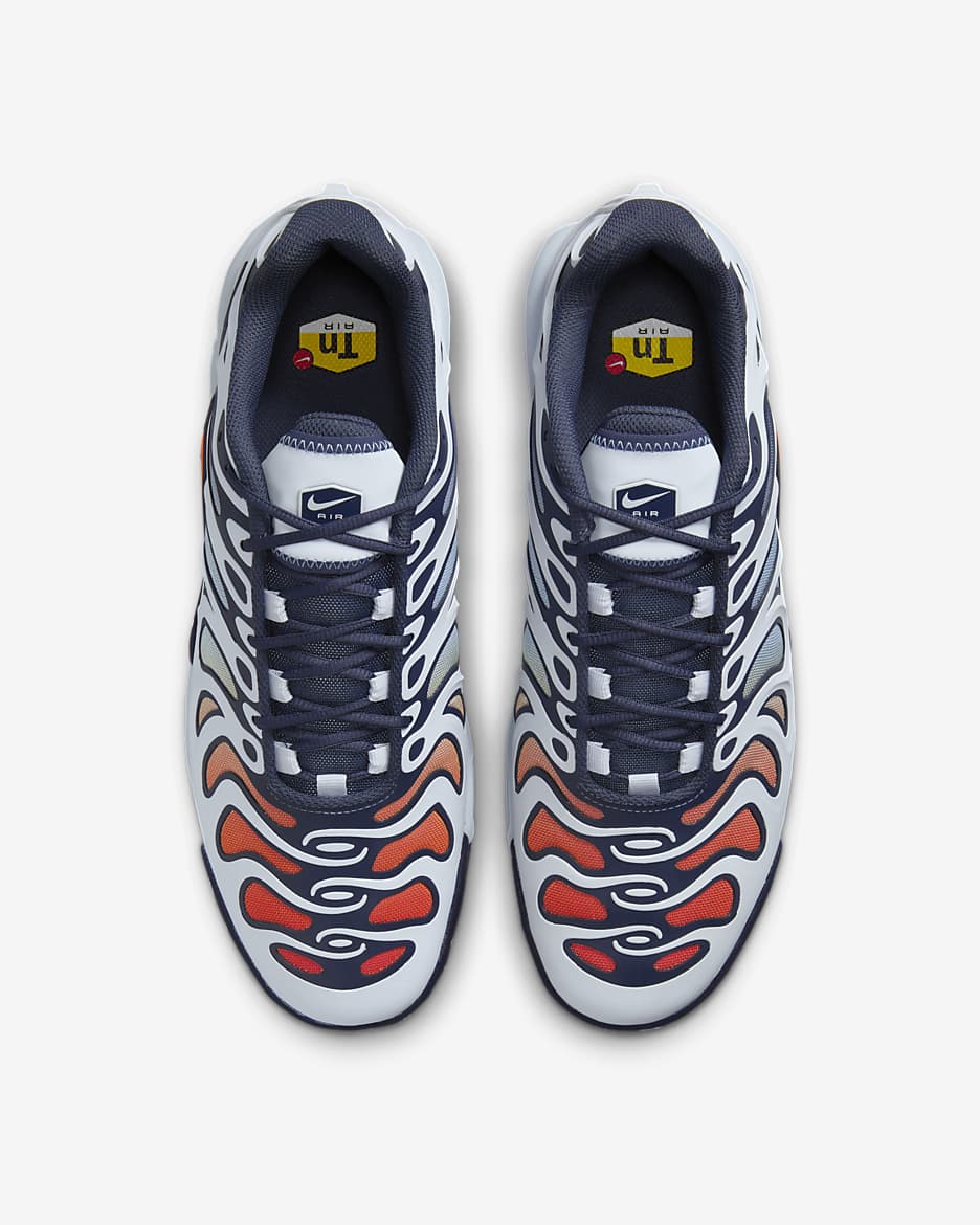 Nike Air Max Plus Drift Men's Shoes - Football Grey/Aquarius Blue/Total Orange/Thunder Blue