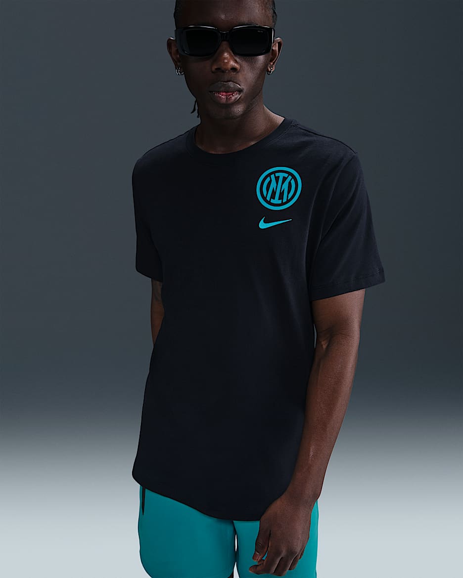 T-shirt Nike Football Inter Milan pour homme - Noir