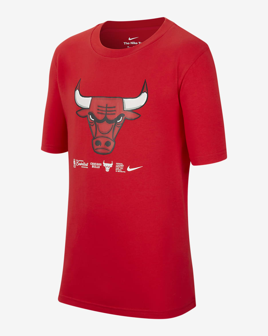 T-shirt Chicago Bulls Nike Dri-FIT NBA - Ragazzi - University Red