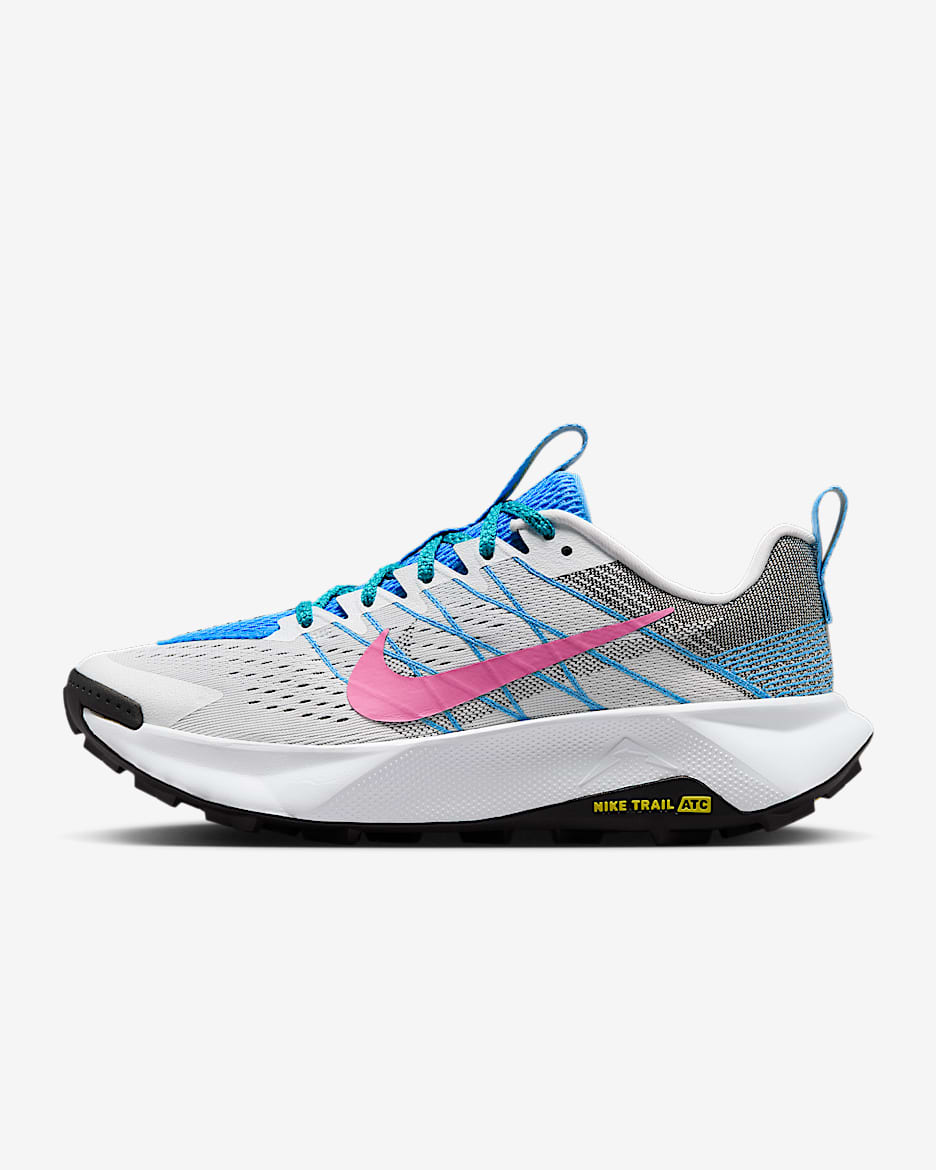 Nike Wildhorse 10 Women's Trail-Running Shoes - White/Black/University Blue/Playful Pink