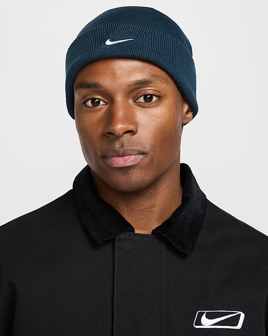 Gorro Nike Terra Swoosh - Azul marino militar/Vela