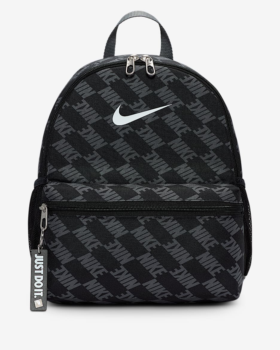 Nike Brasilia JDI Older Kids' Mini Backpack (11L) - Black/Iron Grey/White