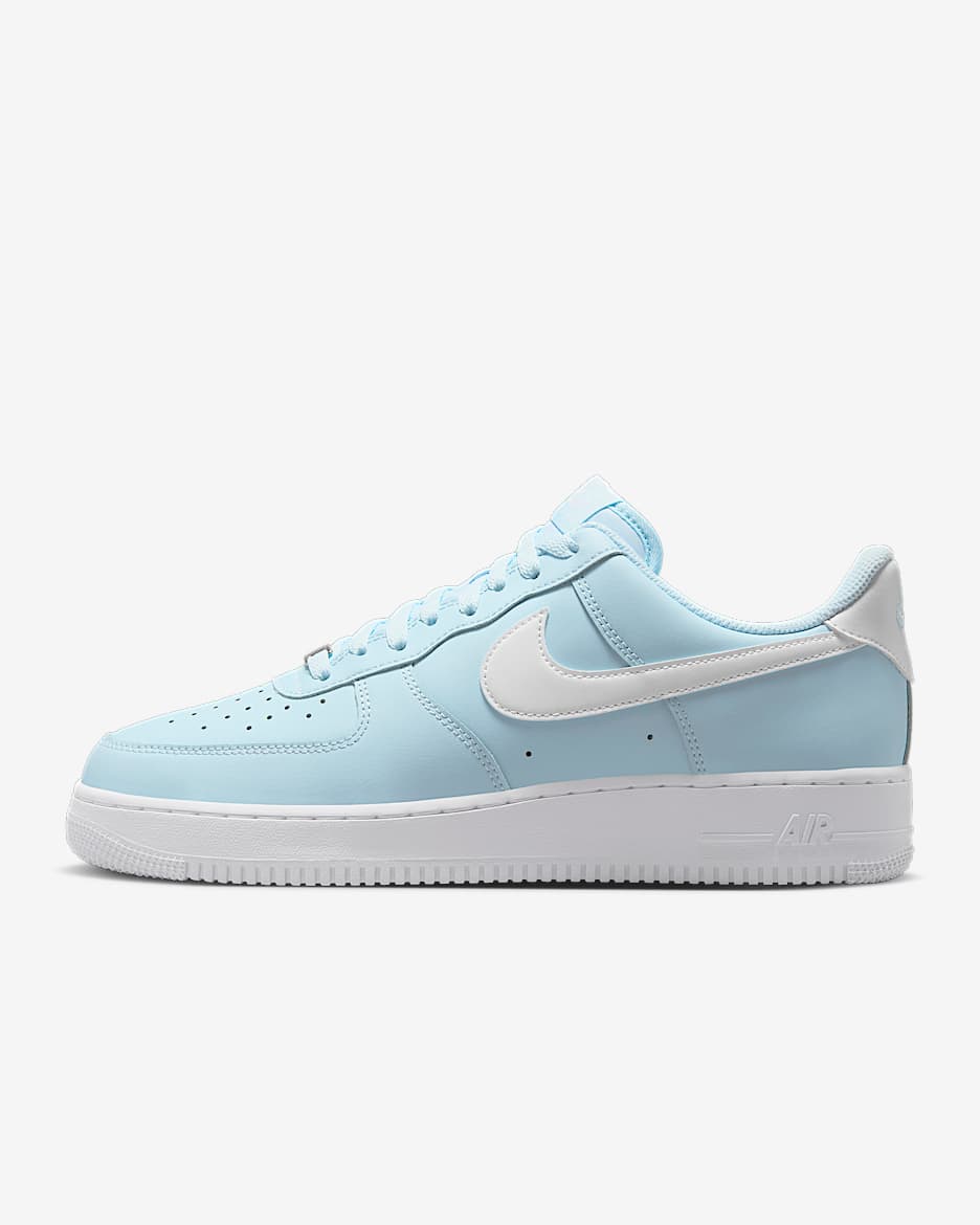 Nike Air Force 1 '07 Men's Shoes - Glacier Blue/White