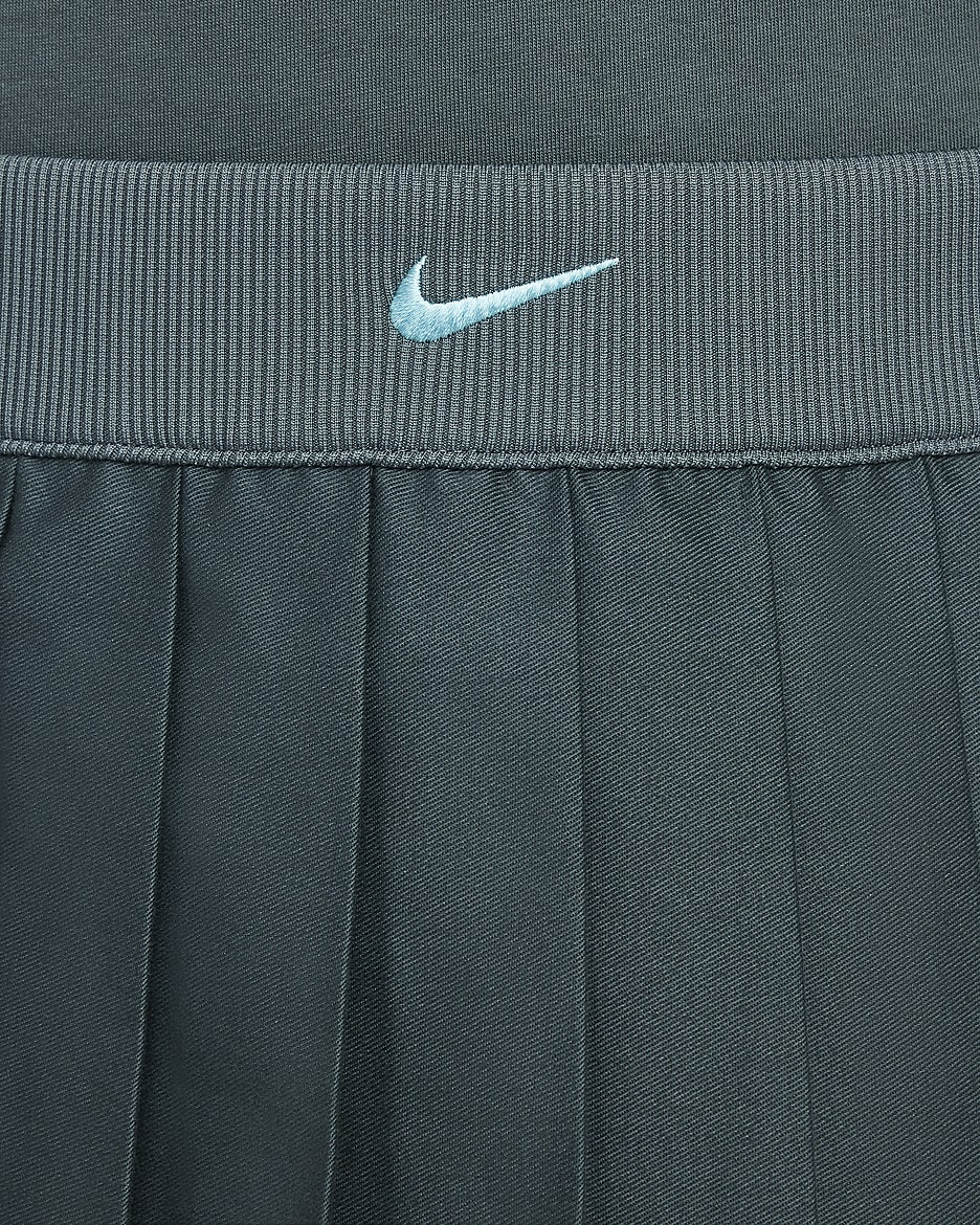 Nike Sportswear Girls' Pleated Skirt - Vintage Green/Green Frost