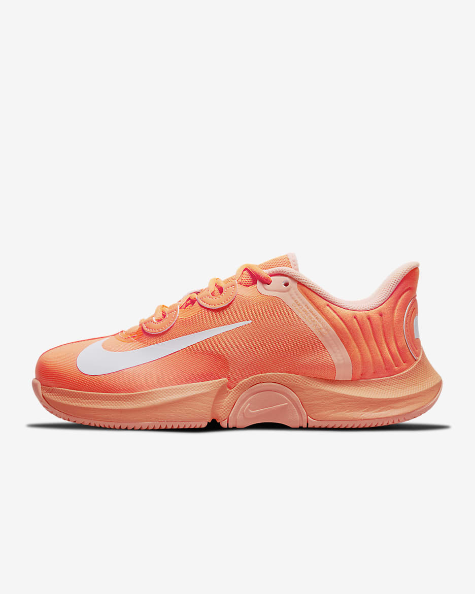Calzado de tenis para cancha dura para mujer NikeCourt Air Zoom GP Turbo Naomi Osaka - Naranja total/Naranja pulso/Blanco