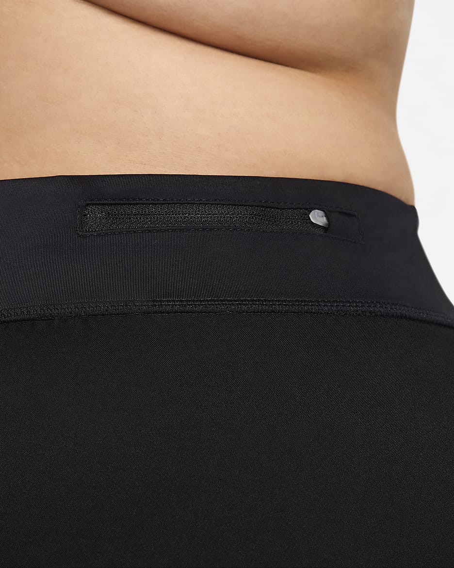 Falda de playa para mujer (talla grande) Nike Solid Element - Negro