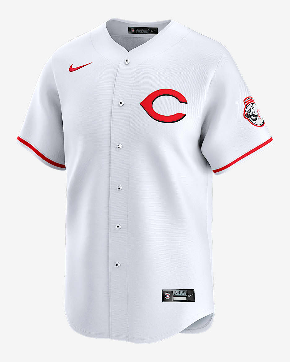 Elly De La Cruz Cincinnati Reds Men's Nike Dri-FIT ADV MLB Limited Jersey - White