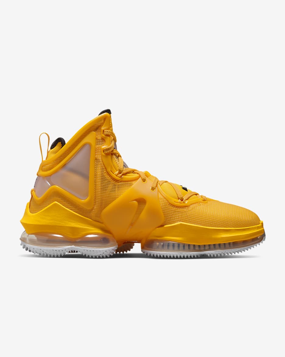 Chaussure de basket LeBron 19 - University Gold/University Gold/Noir