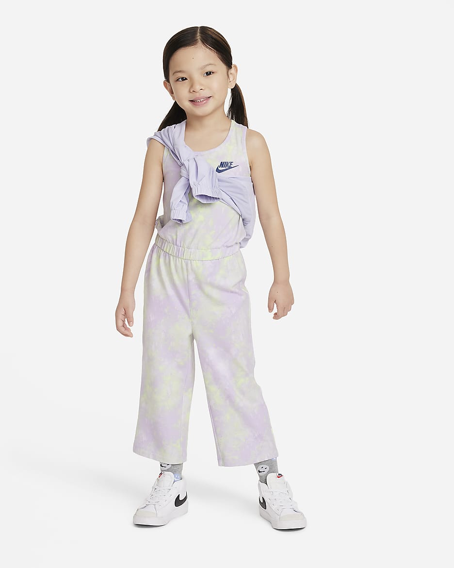 Nike Club Toddler Printed Jumpsuit - Barely Grape