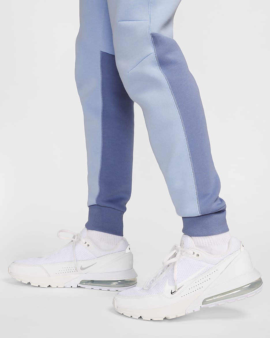 Pantaloni jogger Nike Sportswear Tech Fleece – Uomo - Light Armory Blue/Ashen Slate/Bianco