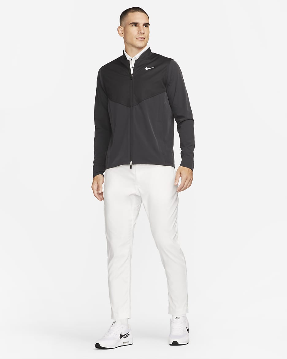 Nike Tour Essential Men's Golf Jacket - Black/Black/White