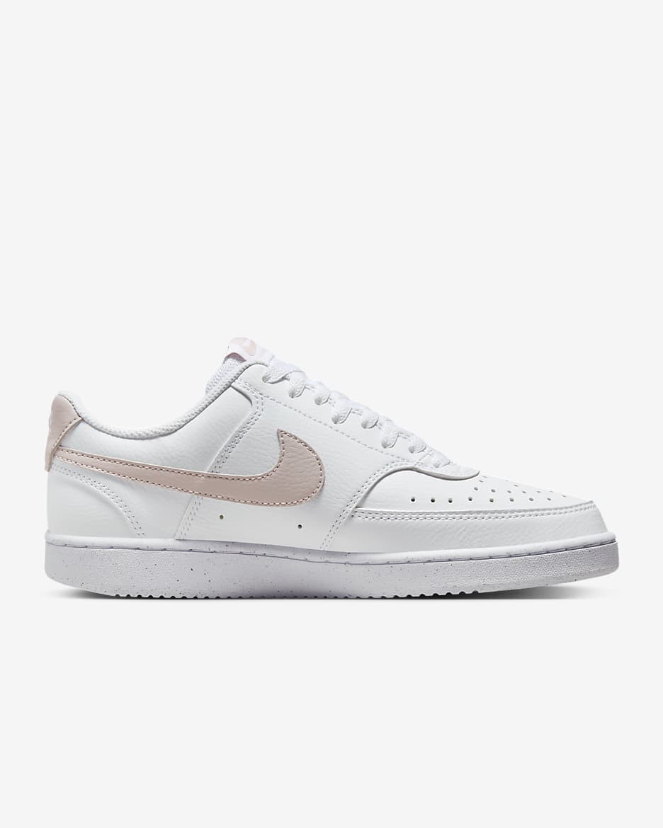 Nike Court Vision Low Next Nature Damenschuh - Weiß/Platinum Violet