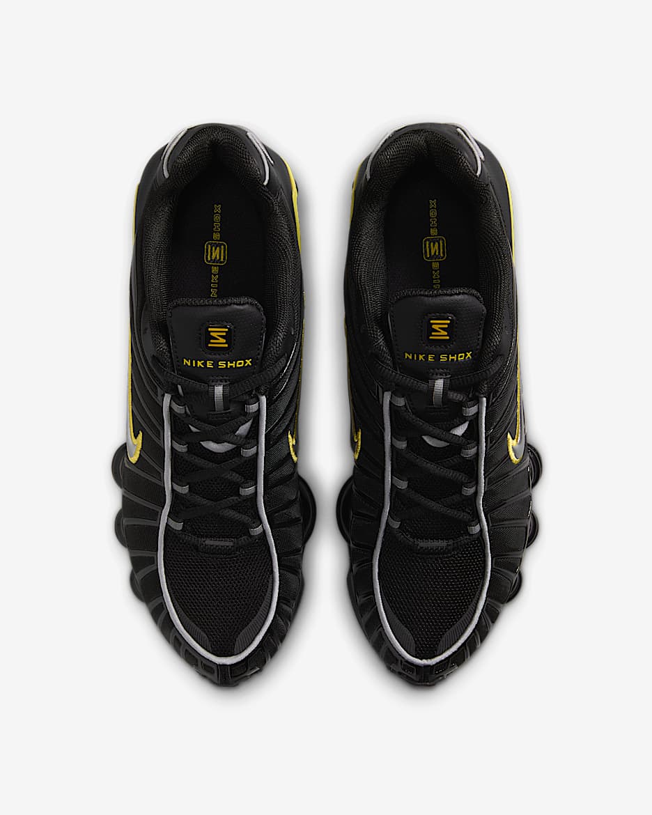 Nike Shox TL Men's Shoes - Black/Dynamic Yellow/Metallic Silver