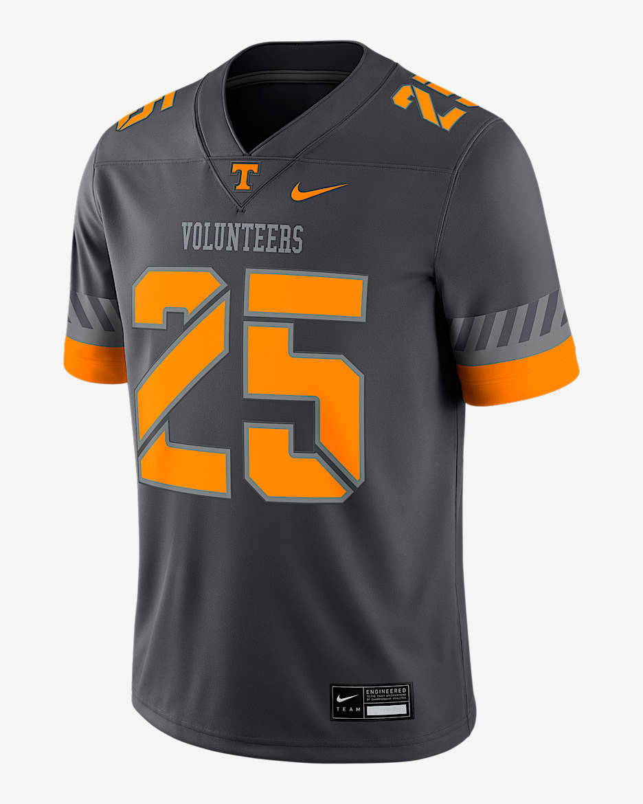 Jersey universitario Nike Dri-FIT Game para hombre Tennessee - Antracita