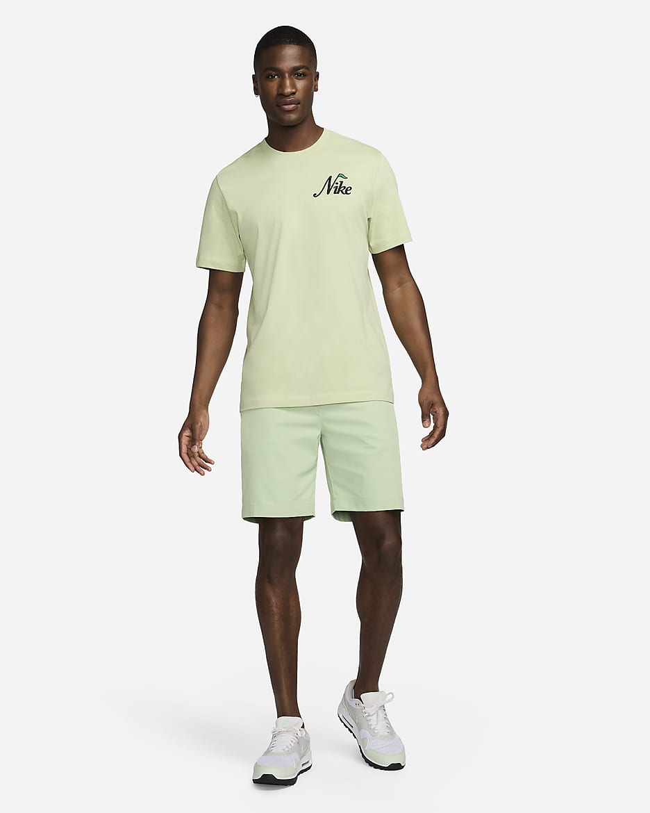 Ανδρικό T-Shirt για γκολφ Nike - Olive Aura