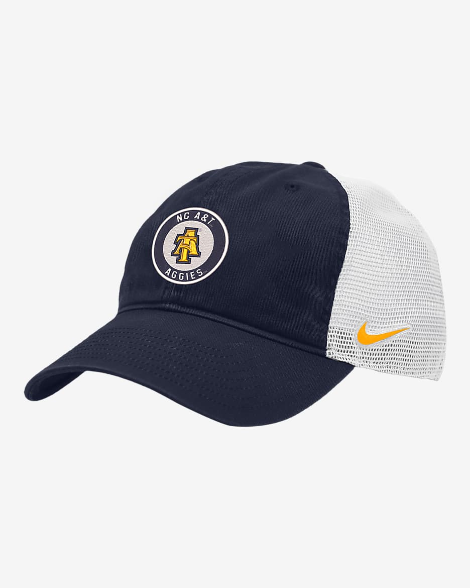 North Carolina A&T Heritage86 Nike College Trucker Hat - Navy