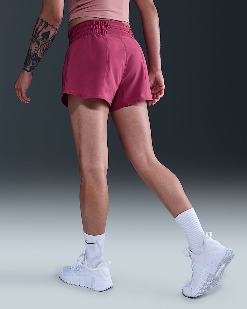 Nike One Women's Dri-FIT Mid-Rise 3" Brief-Lined Shorts