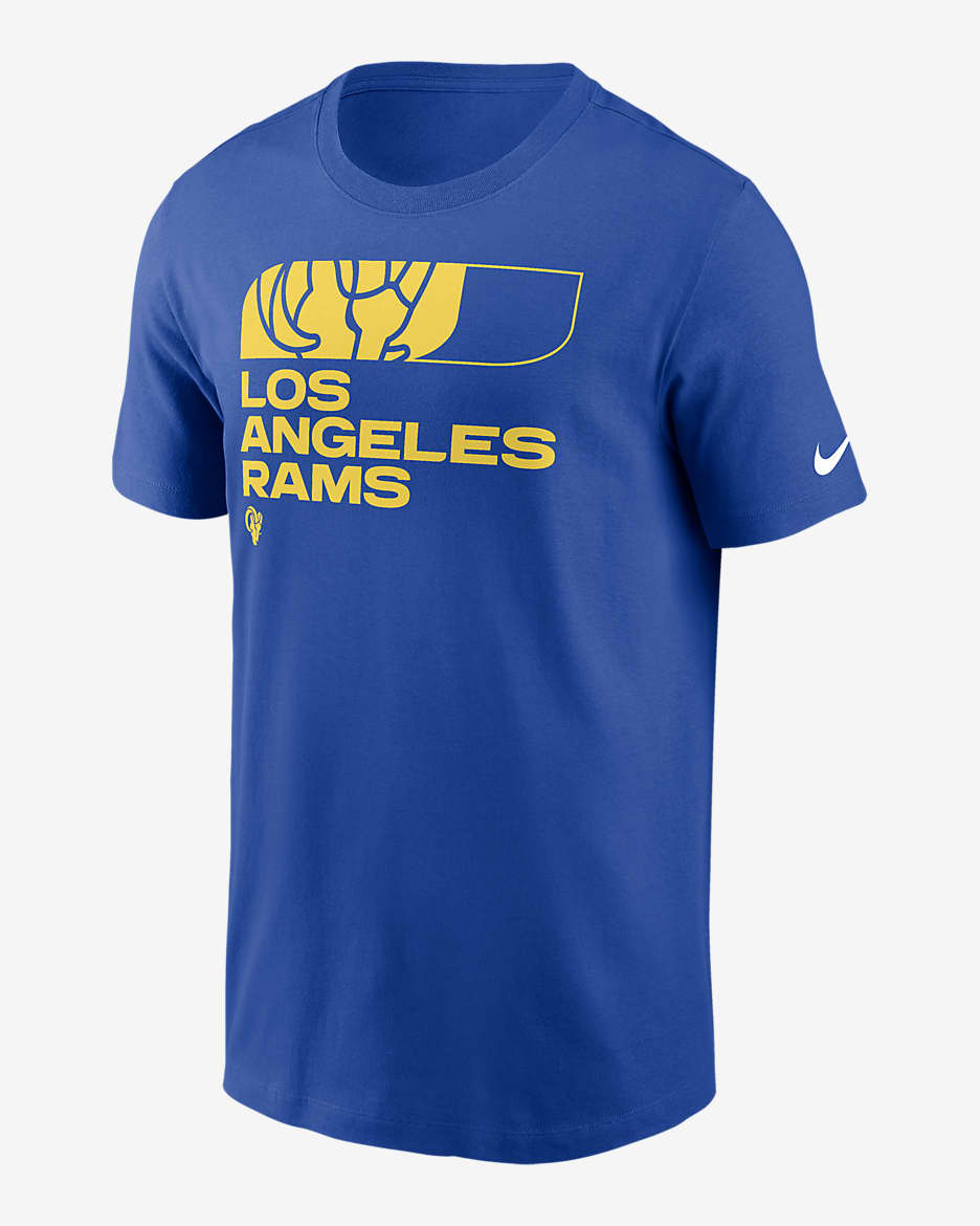 Playera Nike de la NFL para hombre Los Angeles Rams Air Essential - Royal