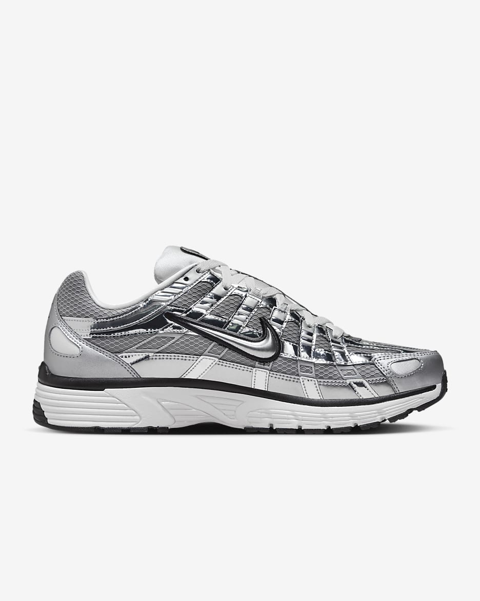 Nike P-6000-sko - Metallic Silver/Sail/sort/Metallic Silver