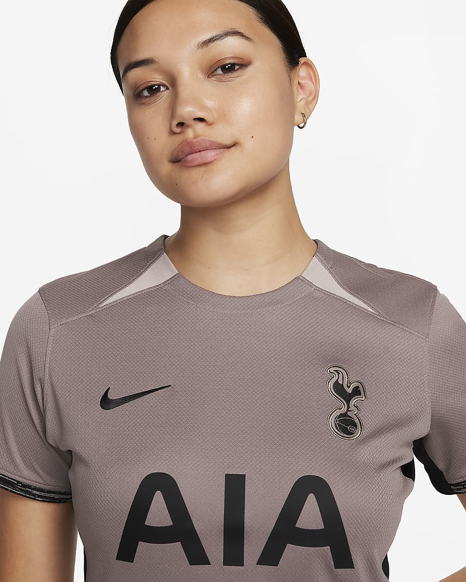 Tottenham Hotspur 2023/24 Stadium Third Women's Nike Dri-FIT Football Shirt - Taupe Haze/Diffused Taupe/Black