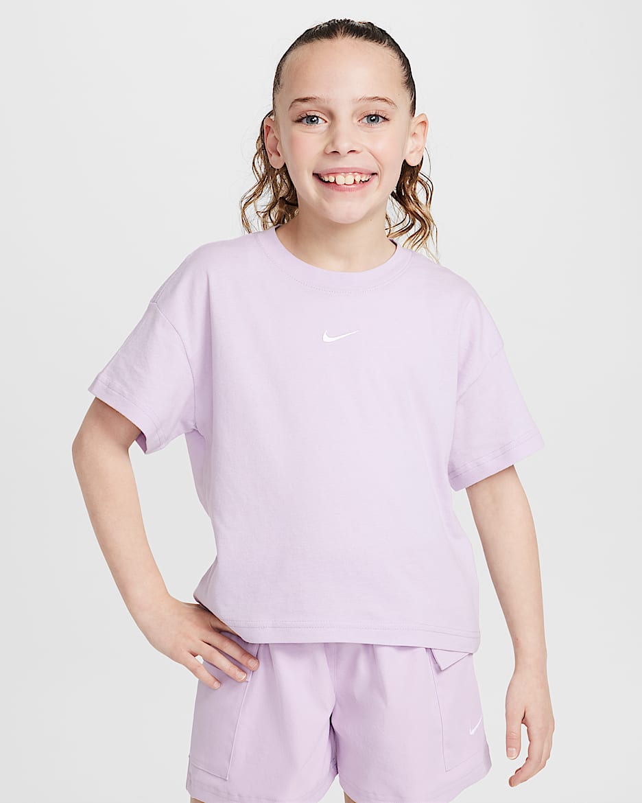 Nike Sportswear Essential Big Kids' (Girls') T-Shirt - Doll