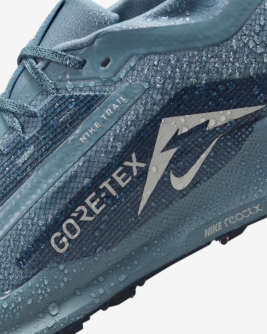 Nike Pegasus Trail 5 GORE-TEX Men's Waterproof Trail-Running Shoes - Smoky Blue/Light Silver/Armoury Navy/Smoky Blue